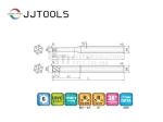 6JJCR (Dao Phay bo góc cổ dài gia công Thép Độ Cứng Cao, Thép Nhiệt Luyện, 6ME) - JJTOOLS